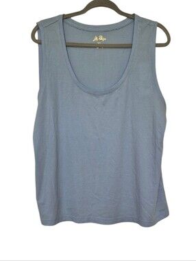 NWT Lilly Pulitzer Size XL Meredith Tank Jacaranda Blue Soft Stretchy